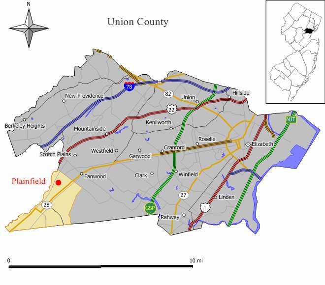 Plainfield, IL - Plainfield, New Jersey — Wikipedya